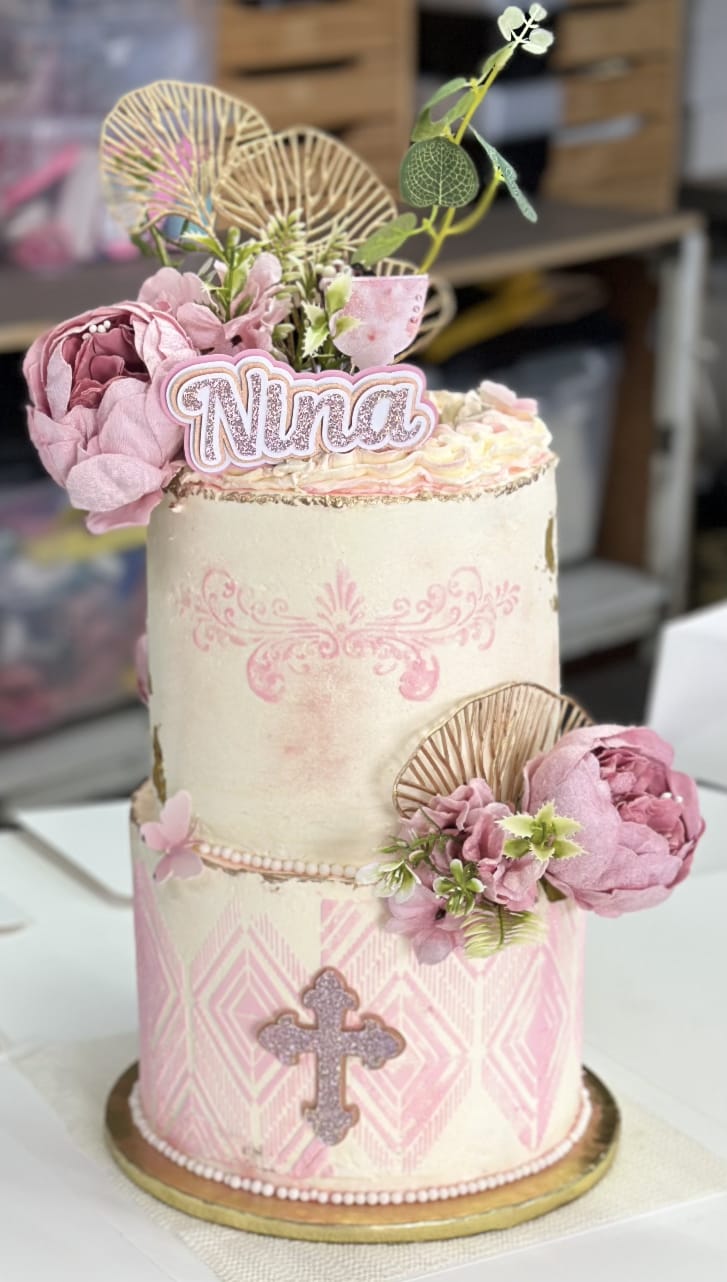 Cake pièce montée Fiançailles/Mariage (à partir de 15 parts)