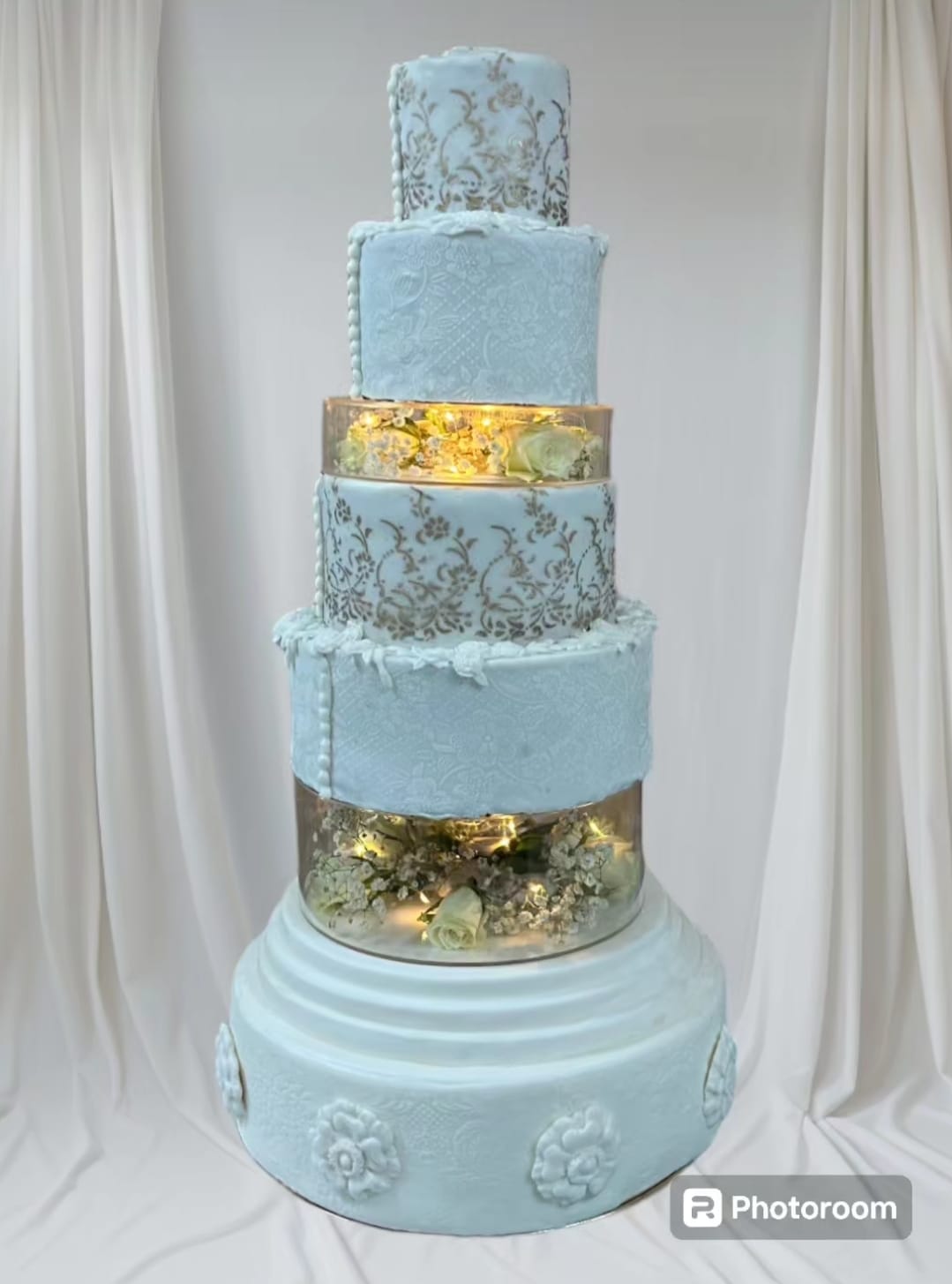 Cake pièce montée Fiançailles/Mariage (à partir de 15 parts)