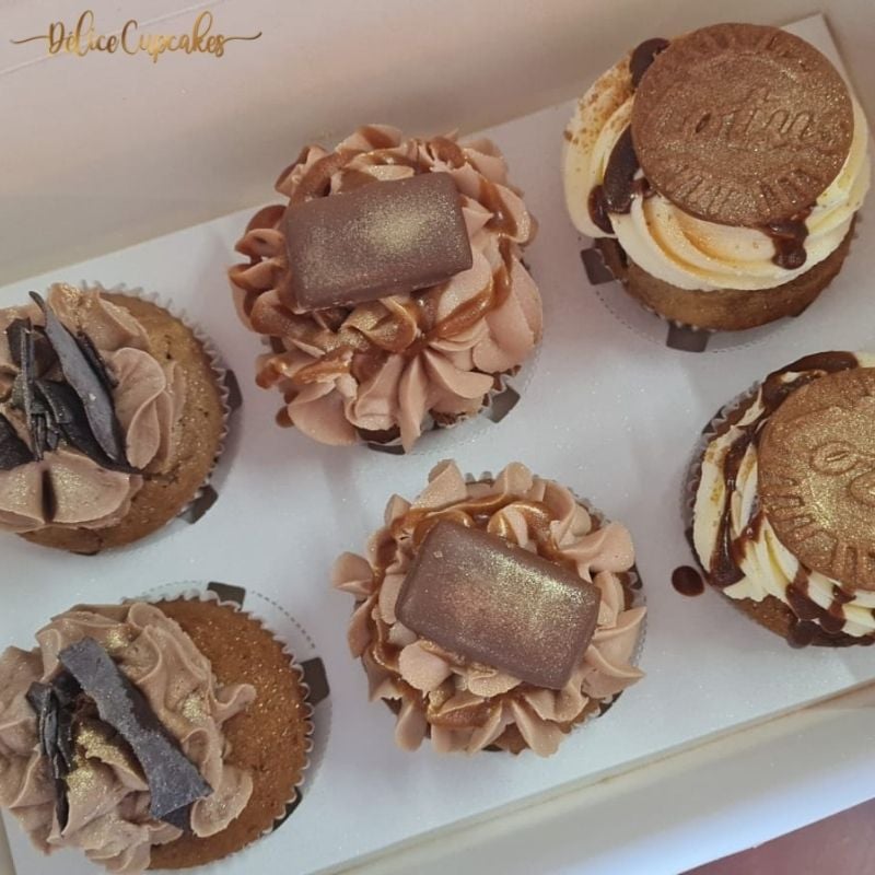 Coffret Délice de 12 Cupcakes Moyen au choix