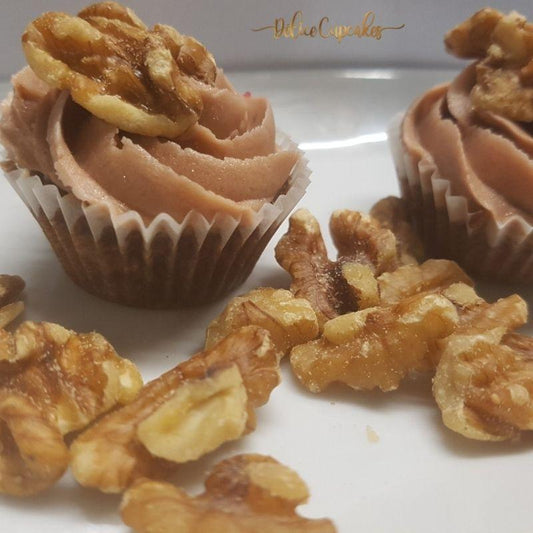 Mini Cupcake au Chocolat et Noix à partir de