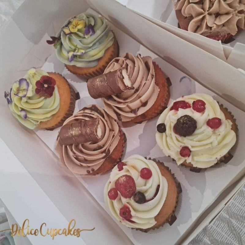 Coffret Délice du jour de 6 Cupcakes