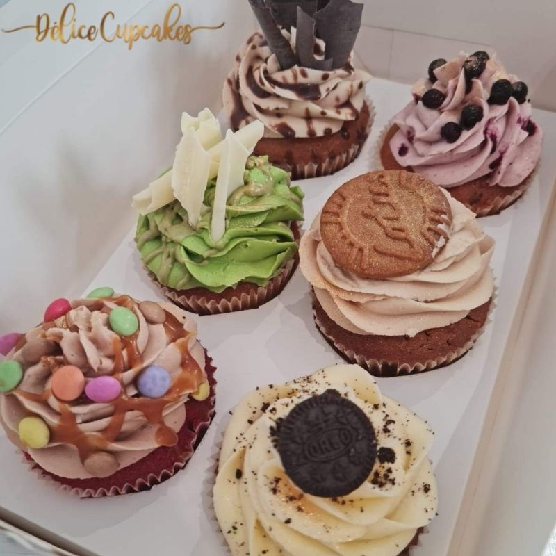 Coffret Délice du jour de 6 Cupcakes