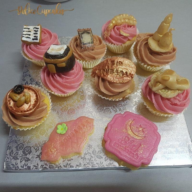 Coffret de cupcakes à offrir pour Eid/ Fête religieuse