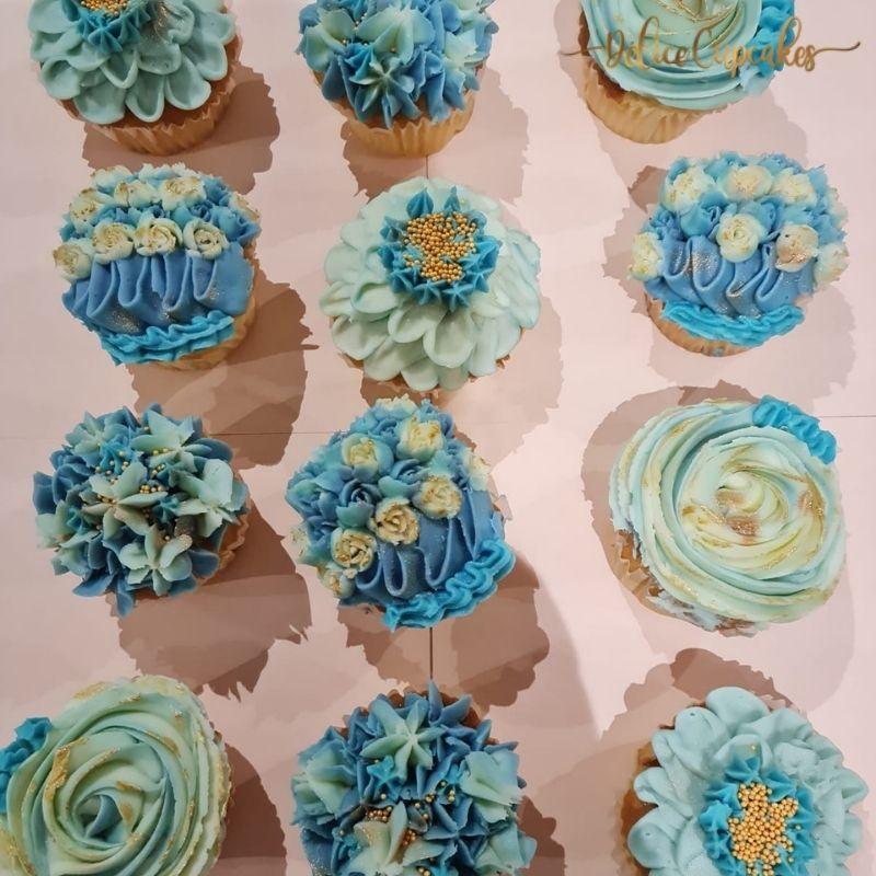 Cupcakes thème Fleurs/Anniversaire/Mariage... à partir de