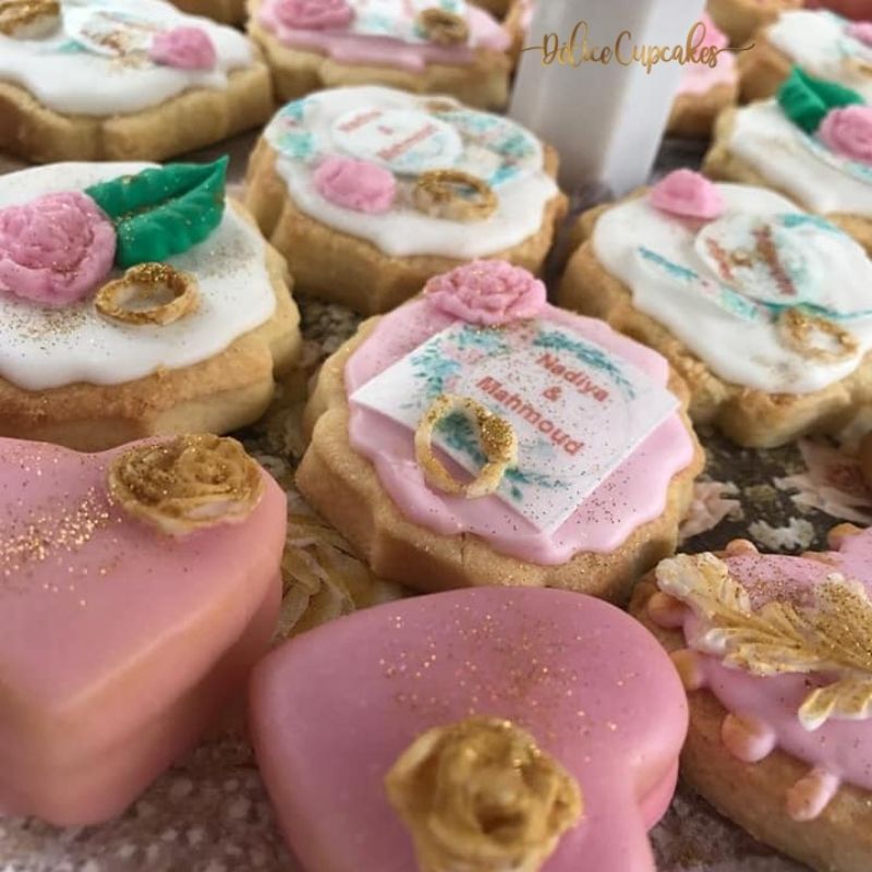Biscuits personnalisés Thème Mariage/Amour à partir de
