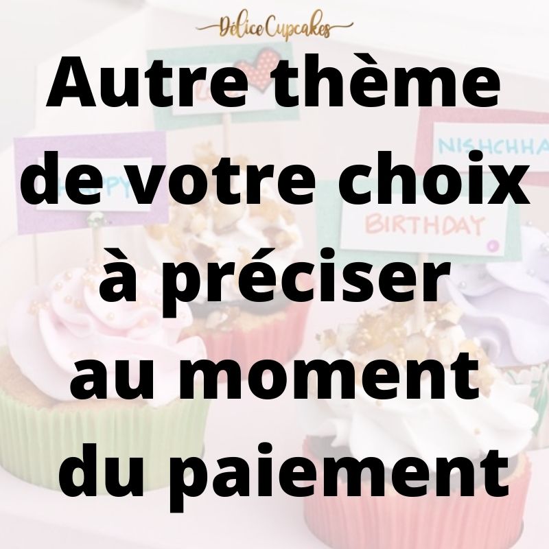 Coffret de cupcakes à offrir pour une occasion de votre choix
