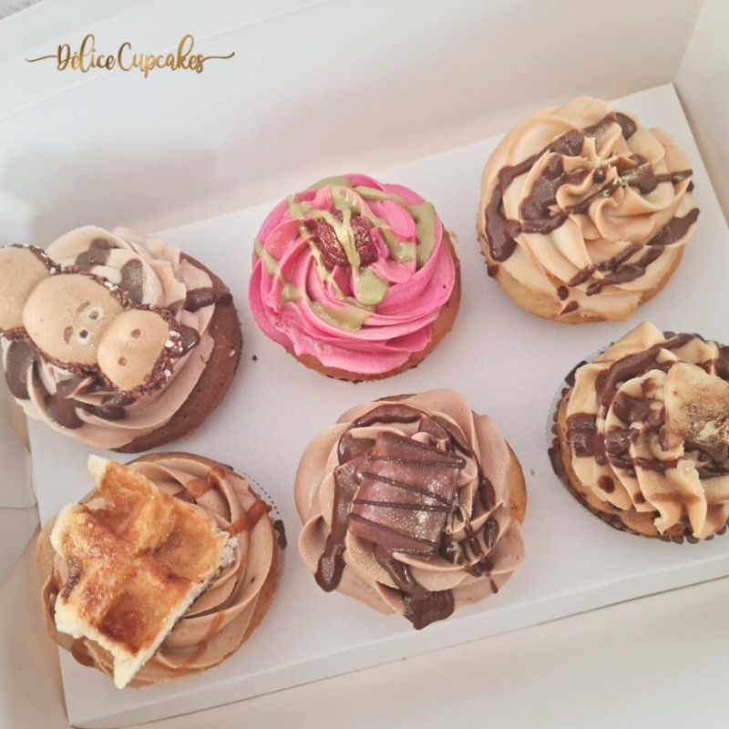 Coffret Délice du jour de 6 Cupcakes