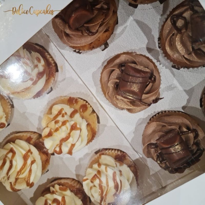 Coffret Délice de 12 Cupcakes Moyen au choix
