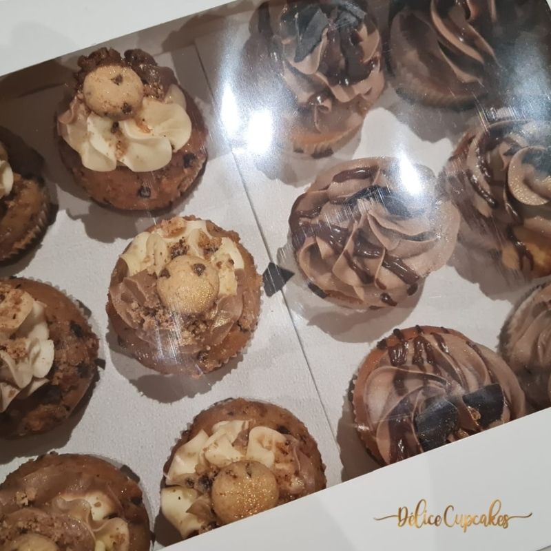 Coffret Délice de 12 Cupcakes Moyen au choix