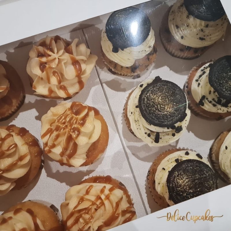 Coffret Délice de 12 Cupcakes Moyen au choix