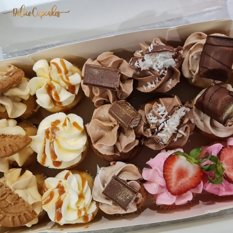 Coffret Délice du jour de 15 Mini Cupcakes