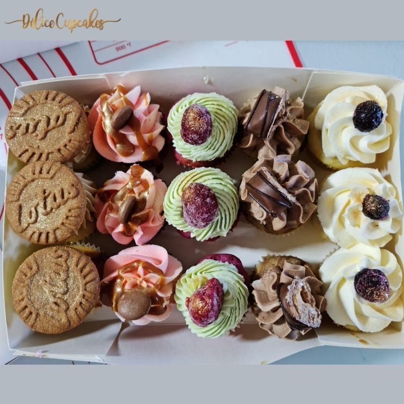 Coffret Délice du jour de 15 Mini Cupcakes