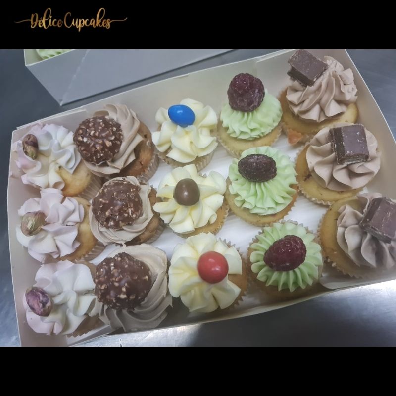 Coffret Délice du jour de 15 Mini Cupcakes