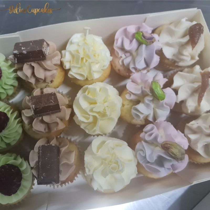 Coffret Délice du jour de 15 Mini Cupcakes