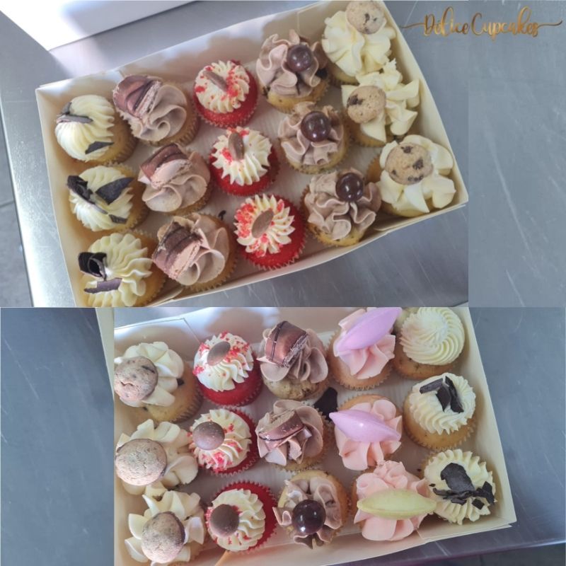 Coffret Délice du jour de 15 Mini Cupcakes