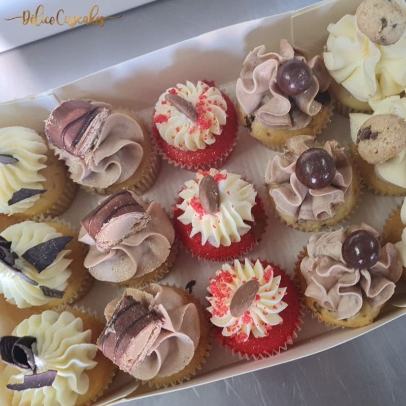 Coffret Délice du jour de 15 Mini Cupcakes