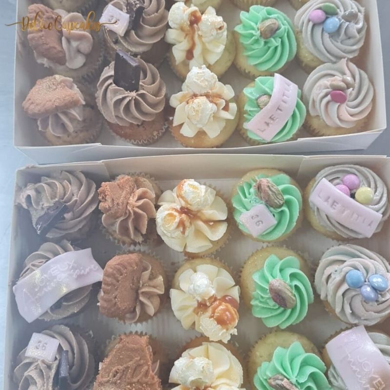 Coffret Délice du jour de 15 Mini Cupcakes