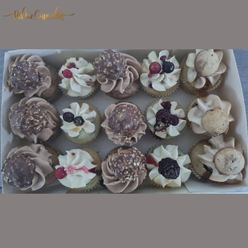 Coffret Délice du jour de 15 Mini Cupcakes