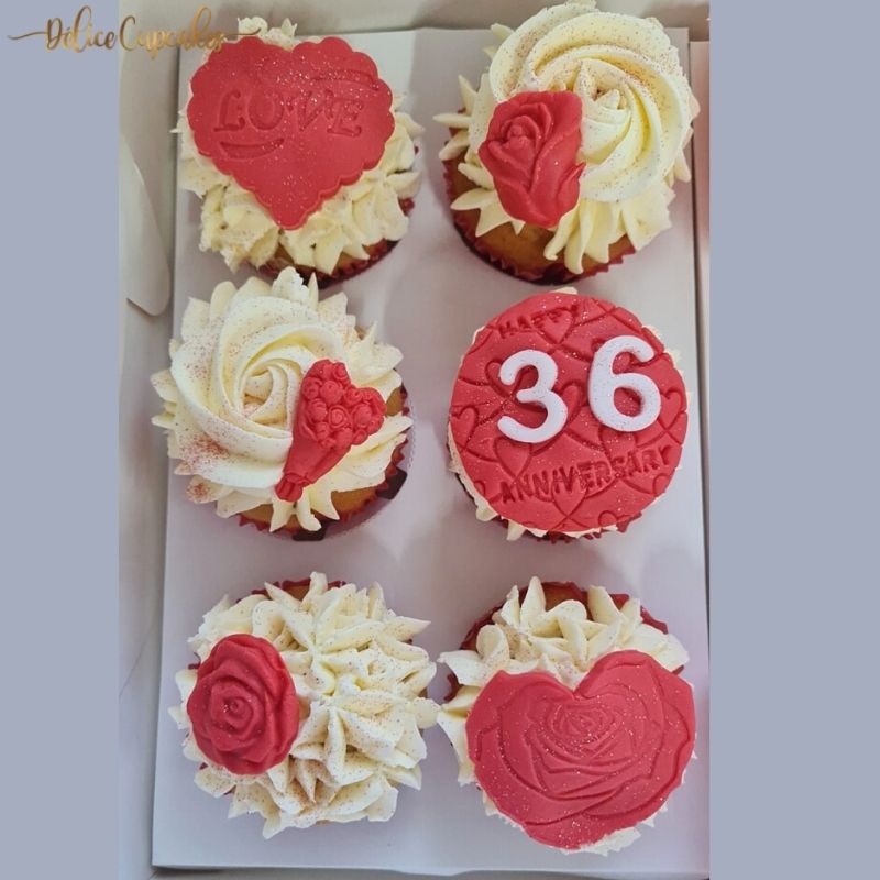 Cupcakes thème Fleurs/Anniversaire/Mariage... à partir de