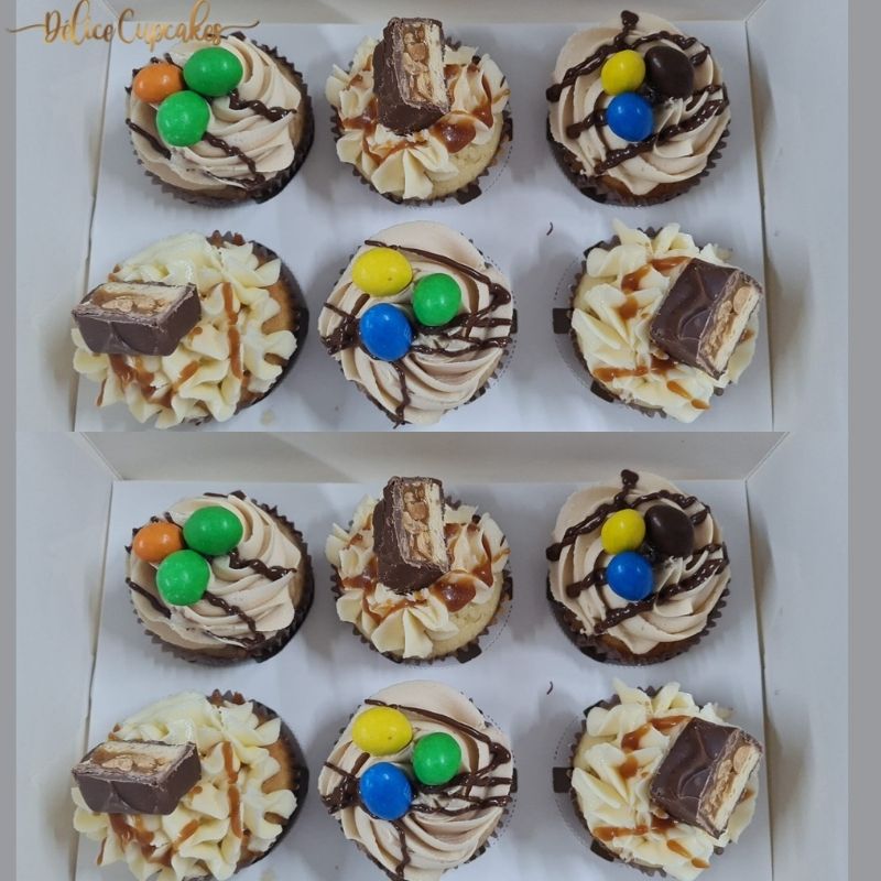 Coffret Délice de 12 Cupcakes Moyen au choix