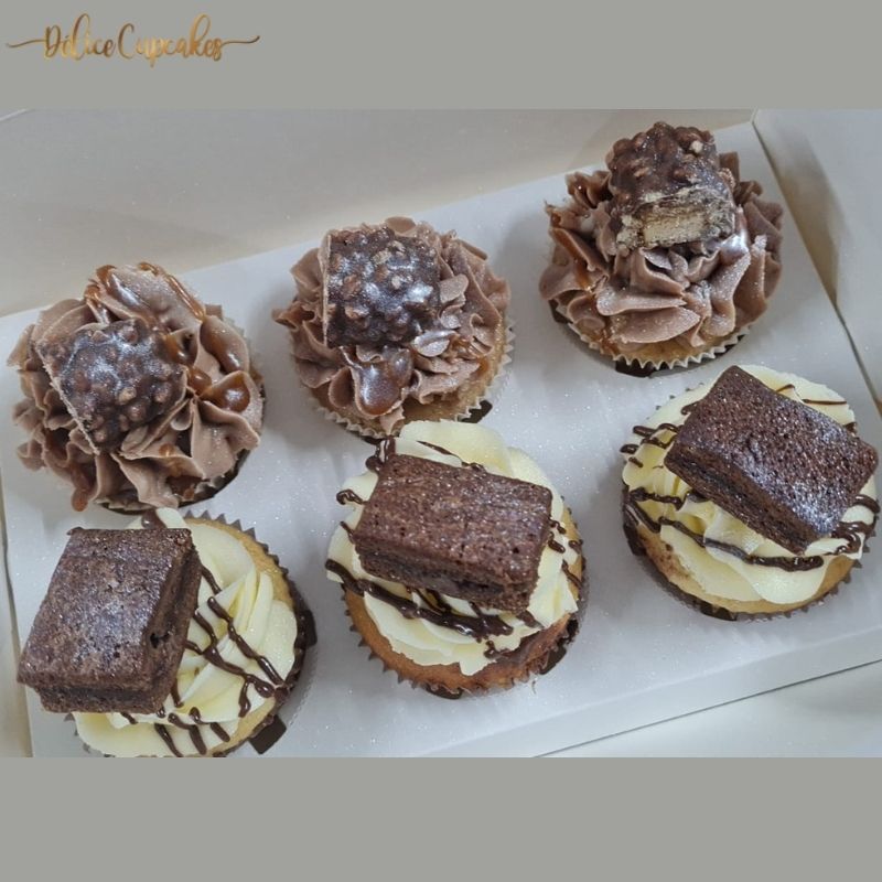 Coffret Délice du jour de 6 Cupcakes