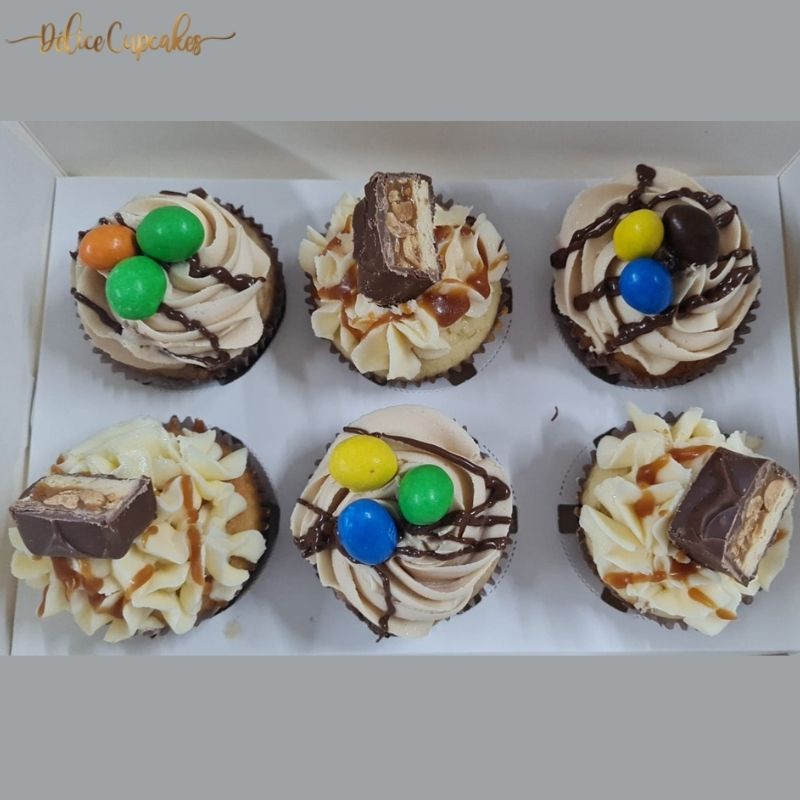 Coffret Délice du jour de 6 Cupcakes