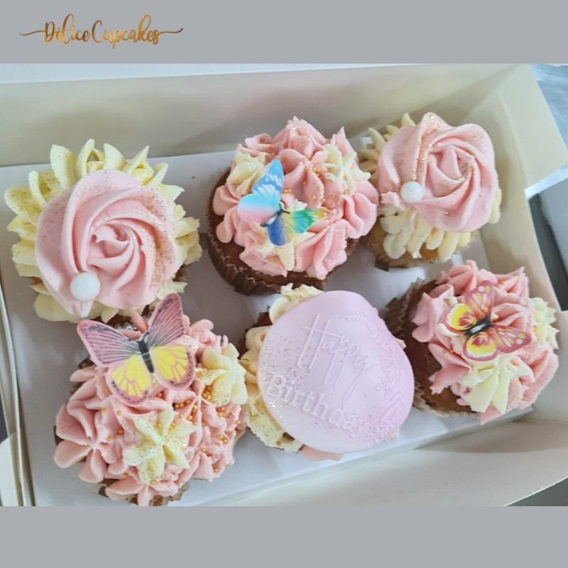 Cupcakes thème Fleurs/Anniversaire/Mariage... à partir de