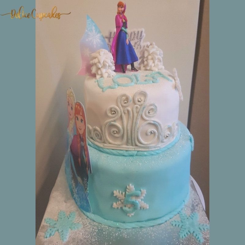 Commander votre Gâteau d'anniversaire Elsa, reine des neiges en ligne