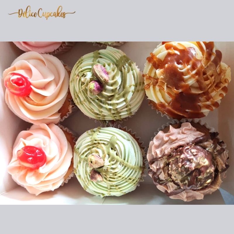 Coffret Délice du jour de 6 Cupcakes