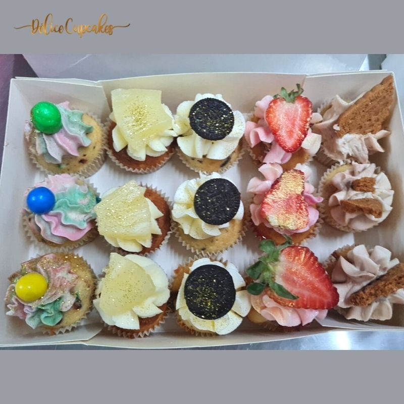 Coffret Délice du jour de 15 Mini Cupcakes