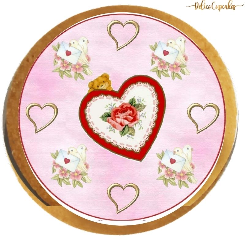 Biscuits personnalisés Thème Mariage/Amour à partir de
