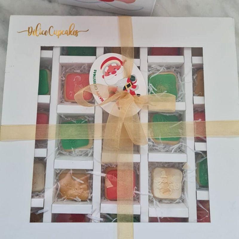 Coffret de Biscuits de Noël/ Calendrier de l'Avent