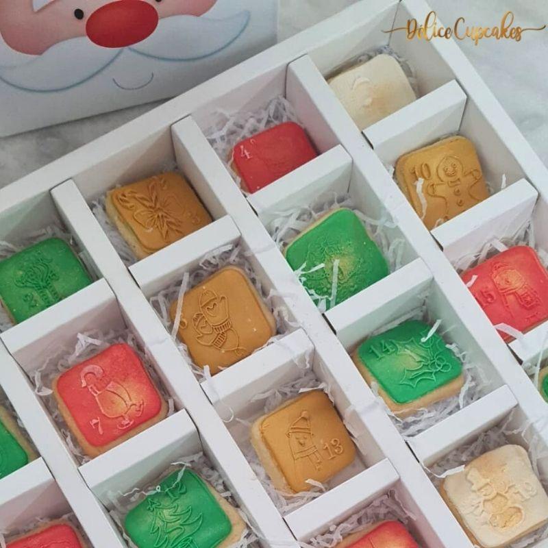 Coffret de Biscuits de Noël/ Calendrier de l'Avent