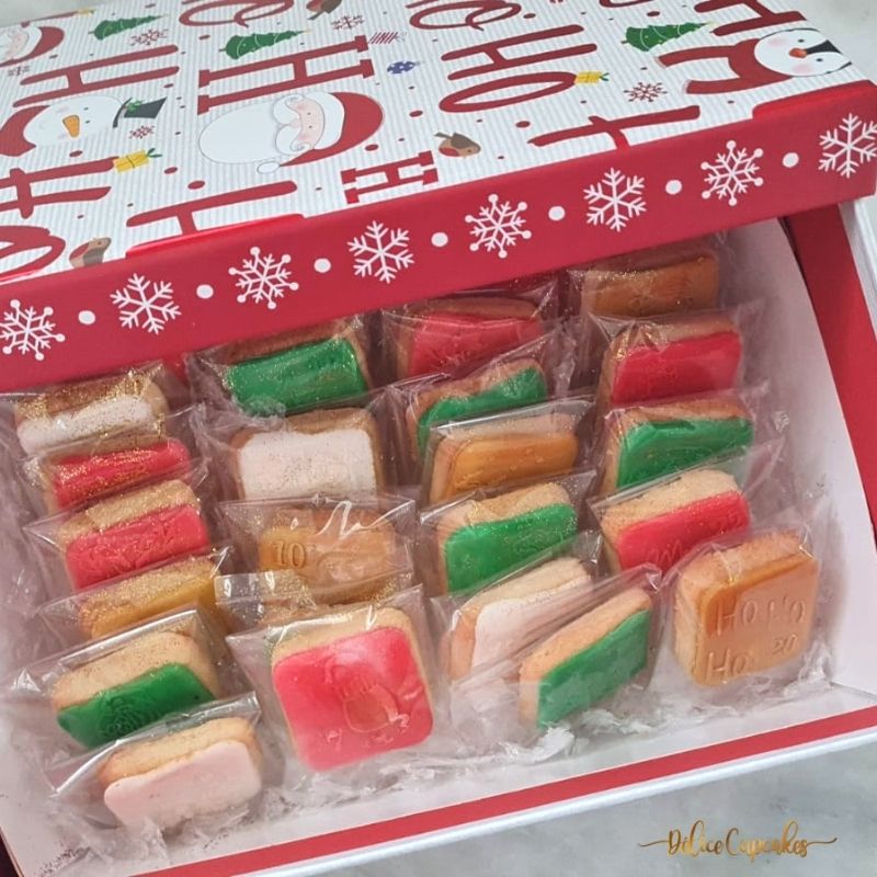 Coffret de Biscuits de Noël/ Calendrier de l'Avent