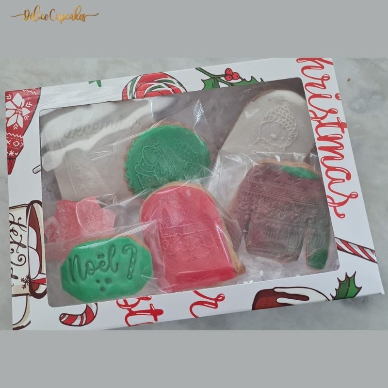 Coffret de Biscuits de Noël/ Calendrier de l'Avent