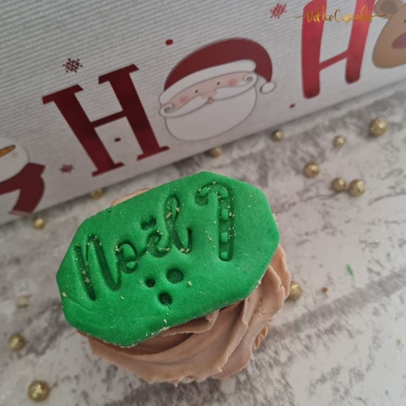 Coffret de cupcakes à offrir pour Noël