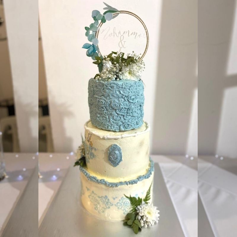 Cake pièce montée Fiançailles/Mariage (à partir de 15 parts)