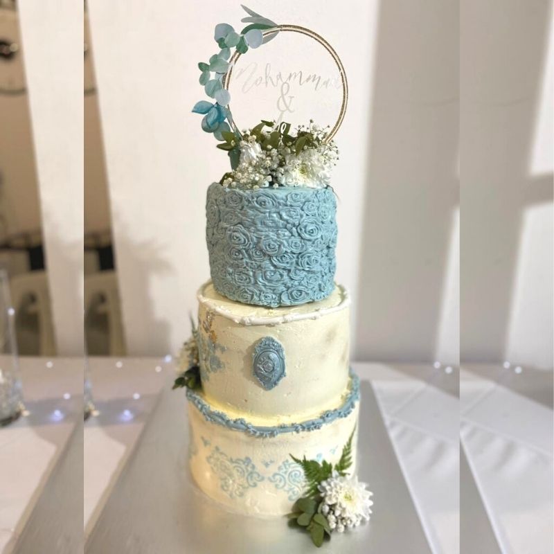 Cake pièce montée Fiançailles/Mariage (à partir de 15 parts)