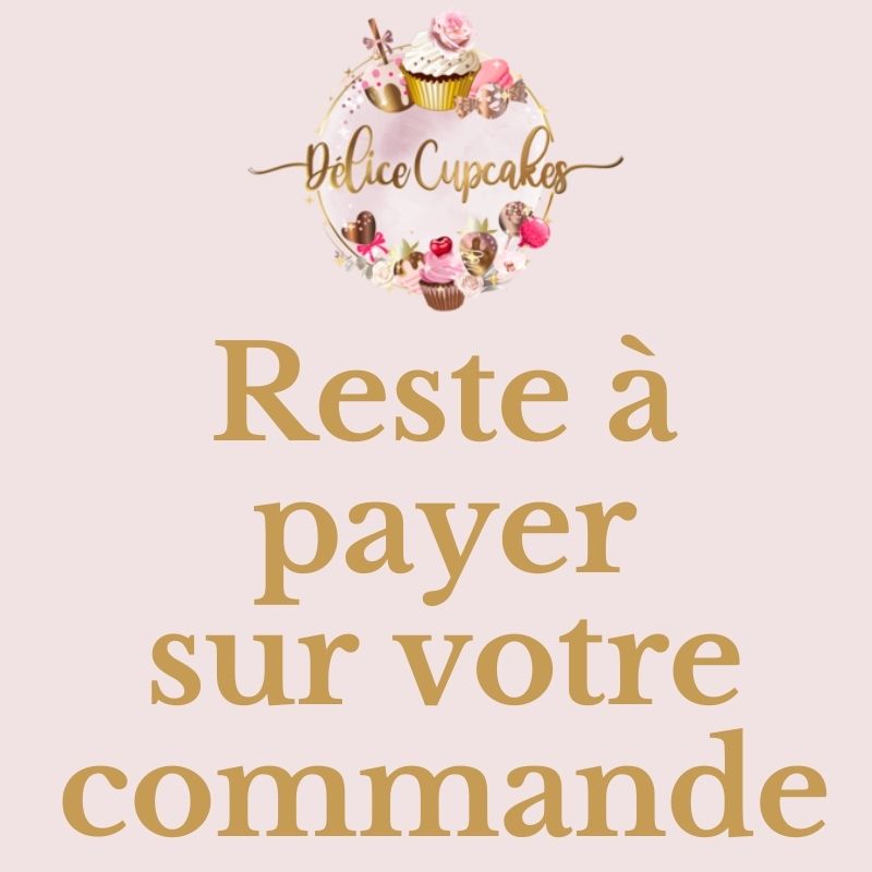 Reste à payer sur commande