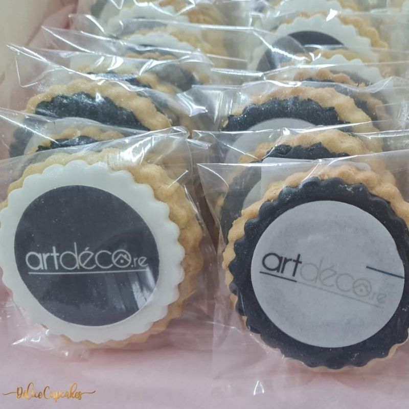 Biscuits personnalisés Fête d'Entreprise (Avec votre Logo)