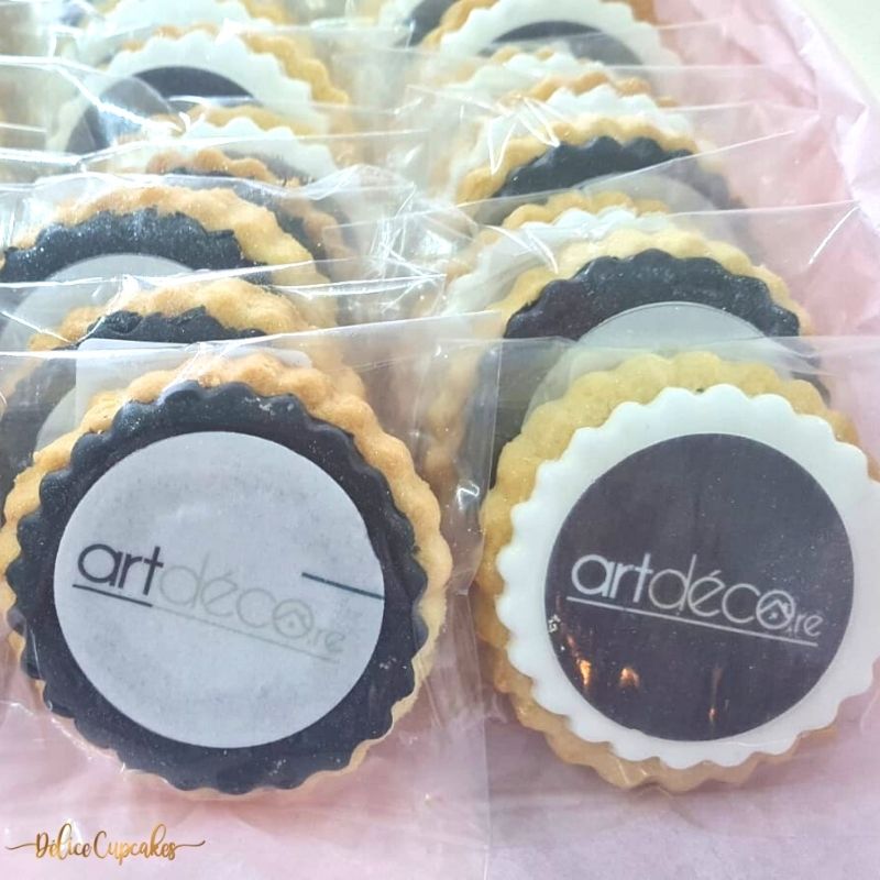 Biscuits personnalisés Fête d'Entreprise (Avec votre Logo)