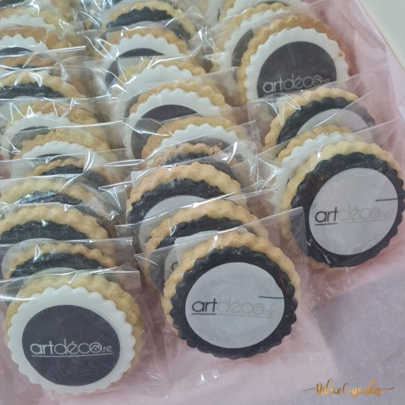 Biscuits personnalisés Fête d'Entreprise (Avec votre Logo)