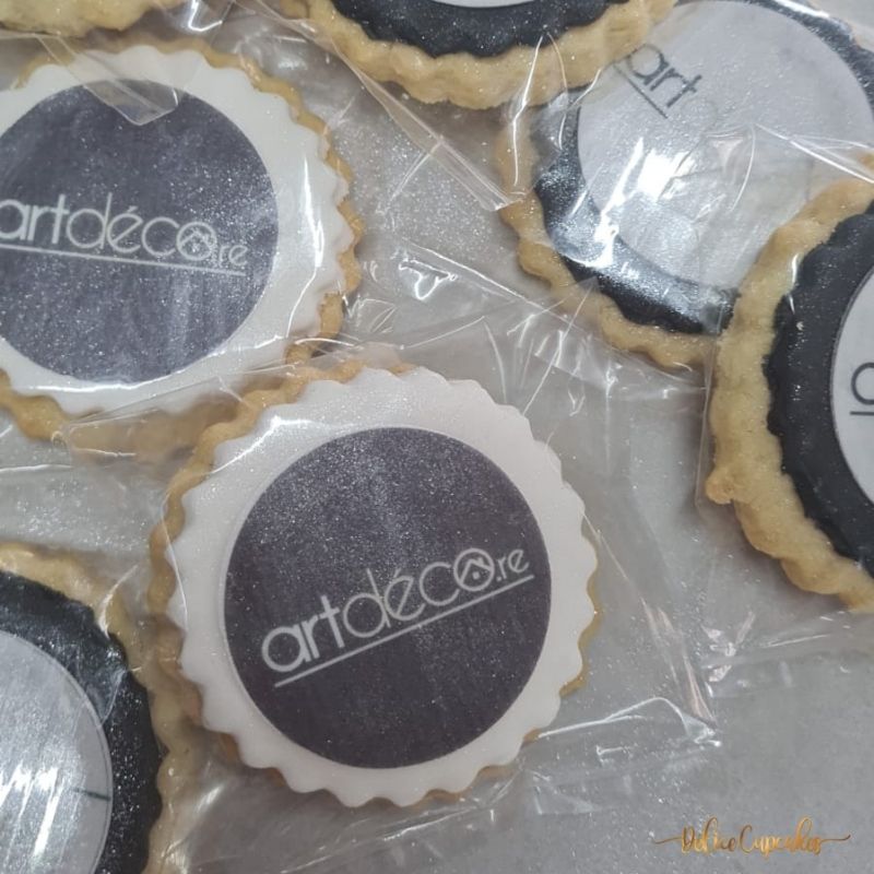 Biscuits personnalisés Fête d'Entreprise (Avec votre Logo)