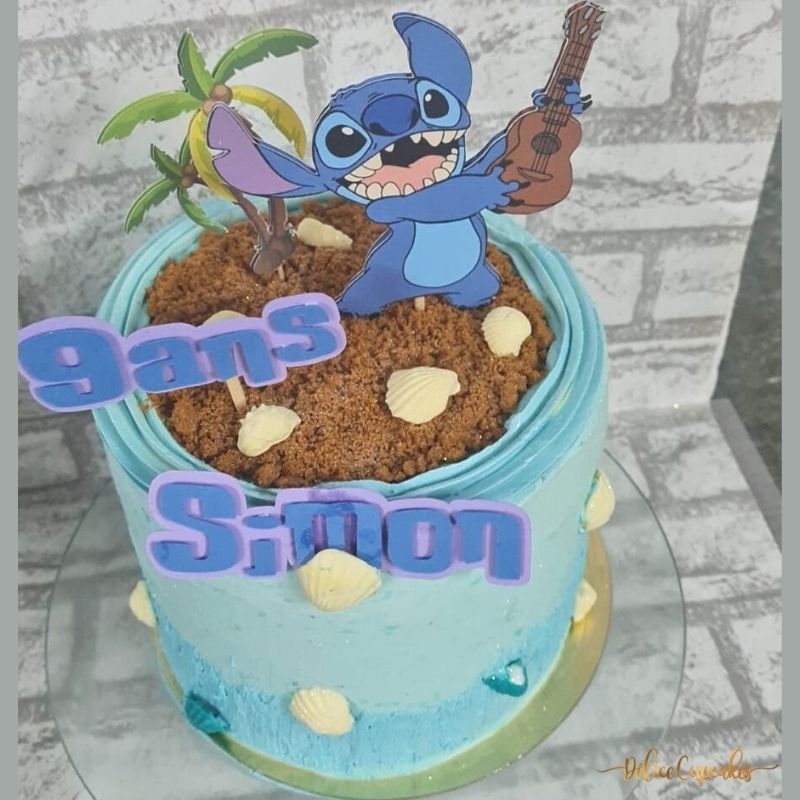 Layer Cake design thème Stitch sur commande à la Réunion