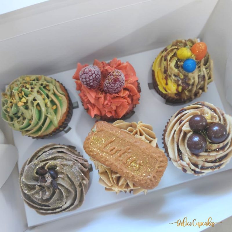 Coffret Délice du jour de 6 Cupcakes