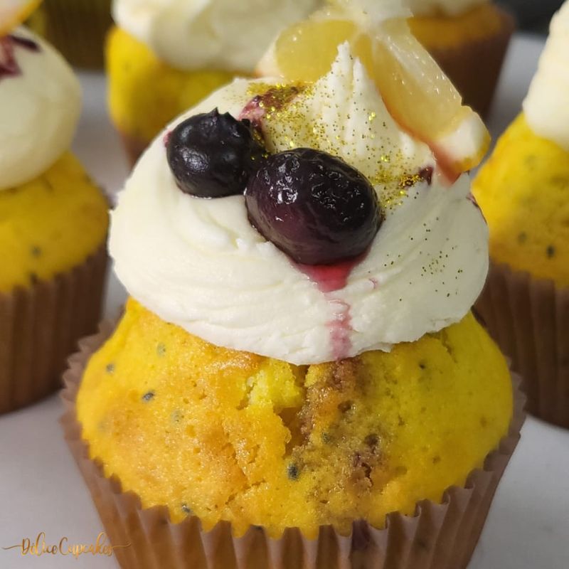 Cupcake Myrtilles à partir de