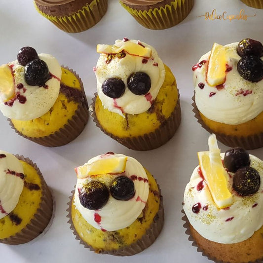 Cupcake Myrtilles à partir de