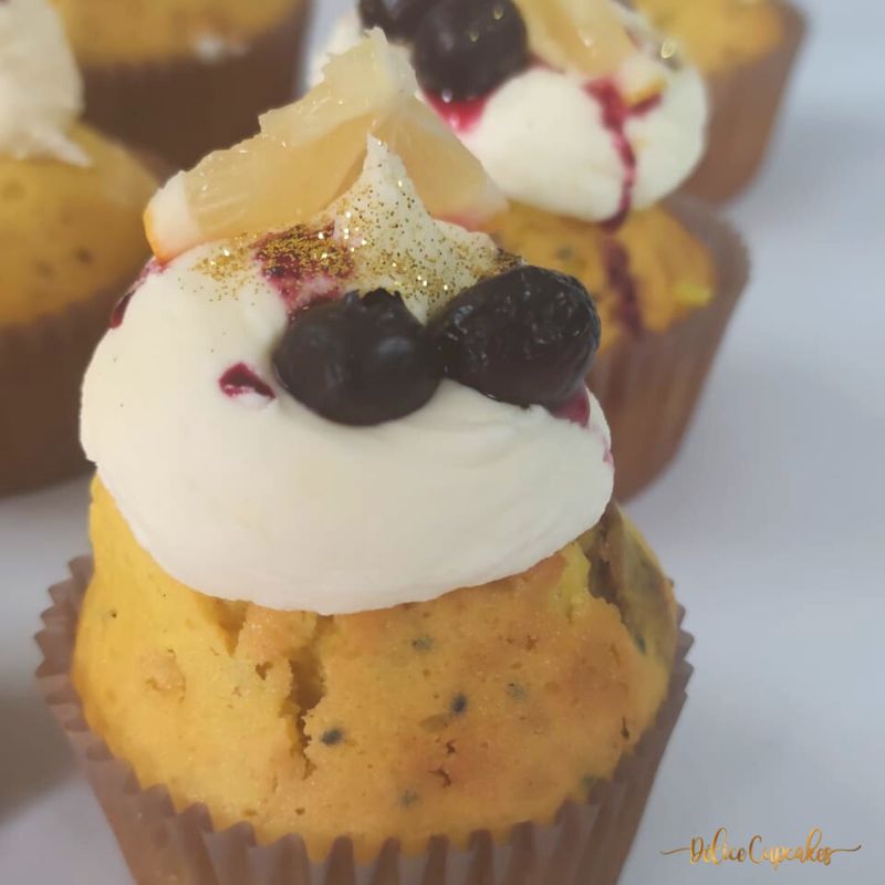 Cupcake Myrtilles à partir de