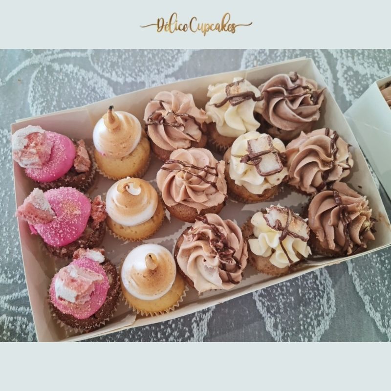 Coffret Délice du jour de 15 Mini Cupcakes