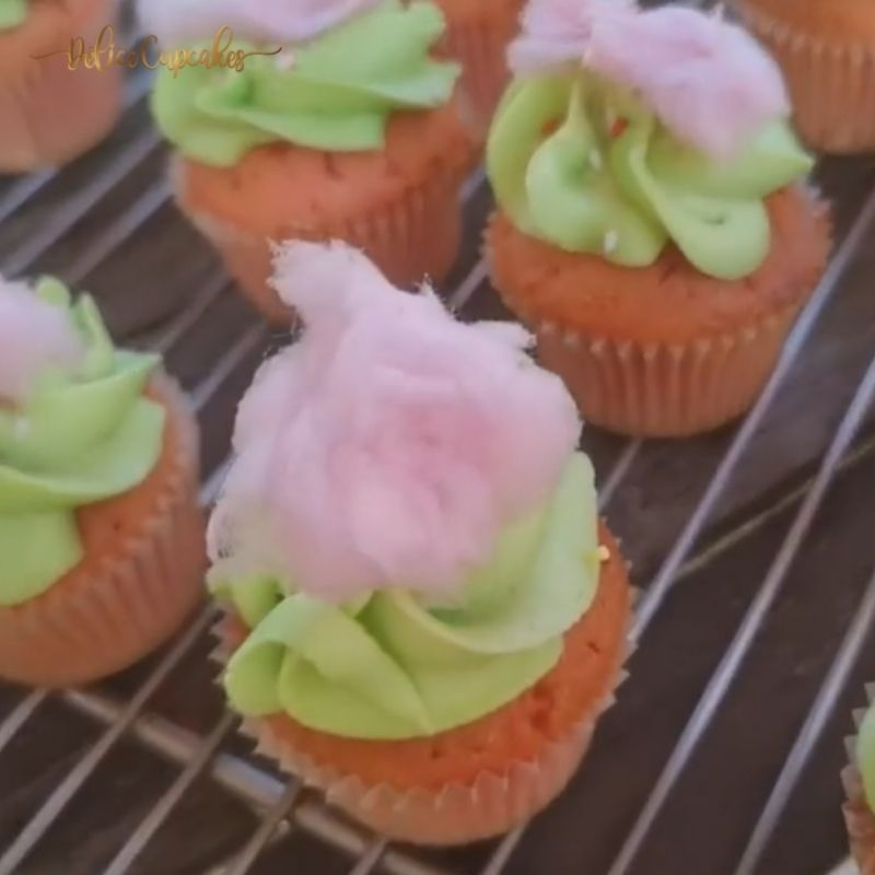 Cupcake Barbe à papa à partir de